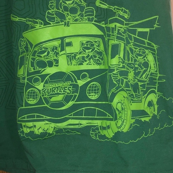 CHRISTMAS KIDS 3D TEENAGE TURTLES & SPIDER MAN SHIRT BOTH SIZE XL - Picture 2 of 15